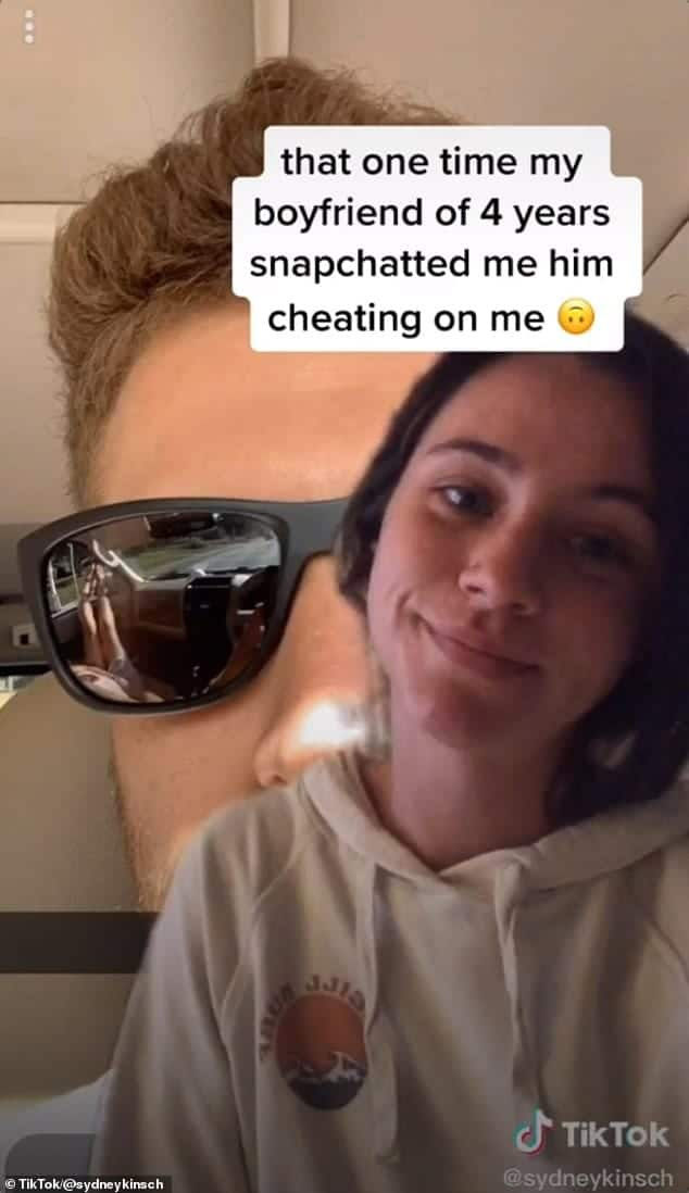 Frau erwischt Liebhaber beim Fremdgehen, nachdem er ihr ein Selfie auf Snapchat geschickt hat