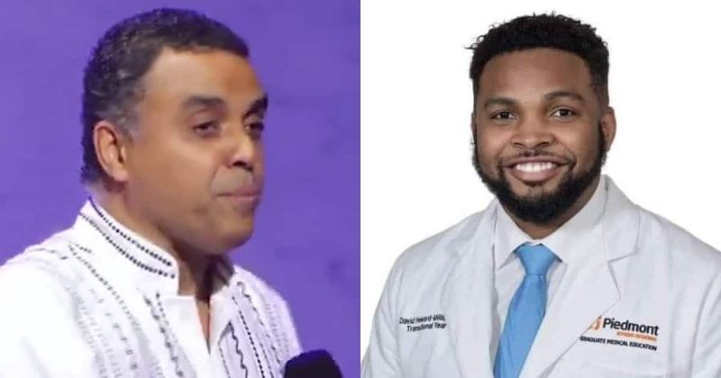 Dag Heward-Mills și răposatul său fiu, Dr David Heward-Mills