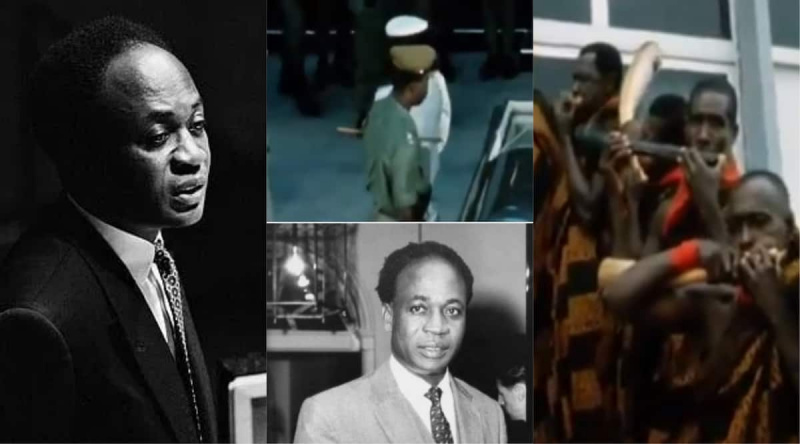 Ο Kwame Nkrumah θάφτηκε στο Nkroful αφού το σώμα του επέστρεψε στην Γκάνα