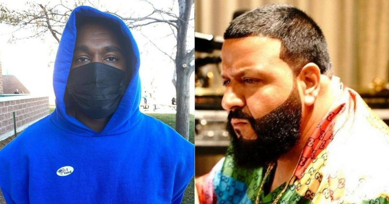 Видео показывает, как Канье Уэст и Dj Khaled готовят новую музыку в студии
